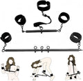 SteelBound Dual Spreader Bar BDSM Kit with Collar & Cuffs
