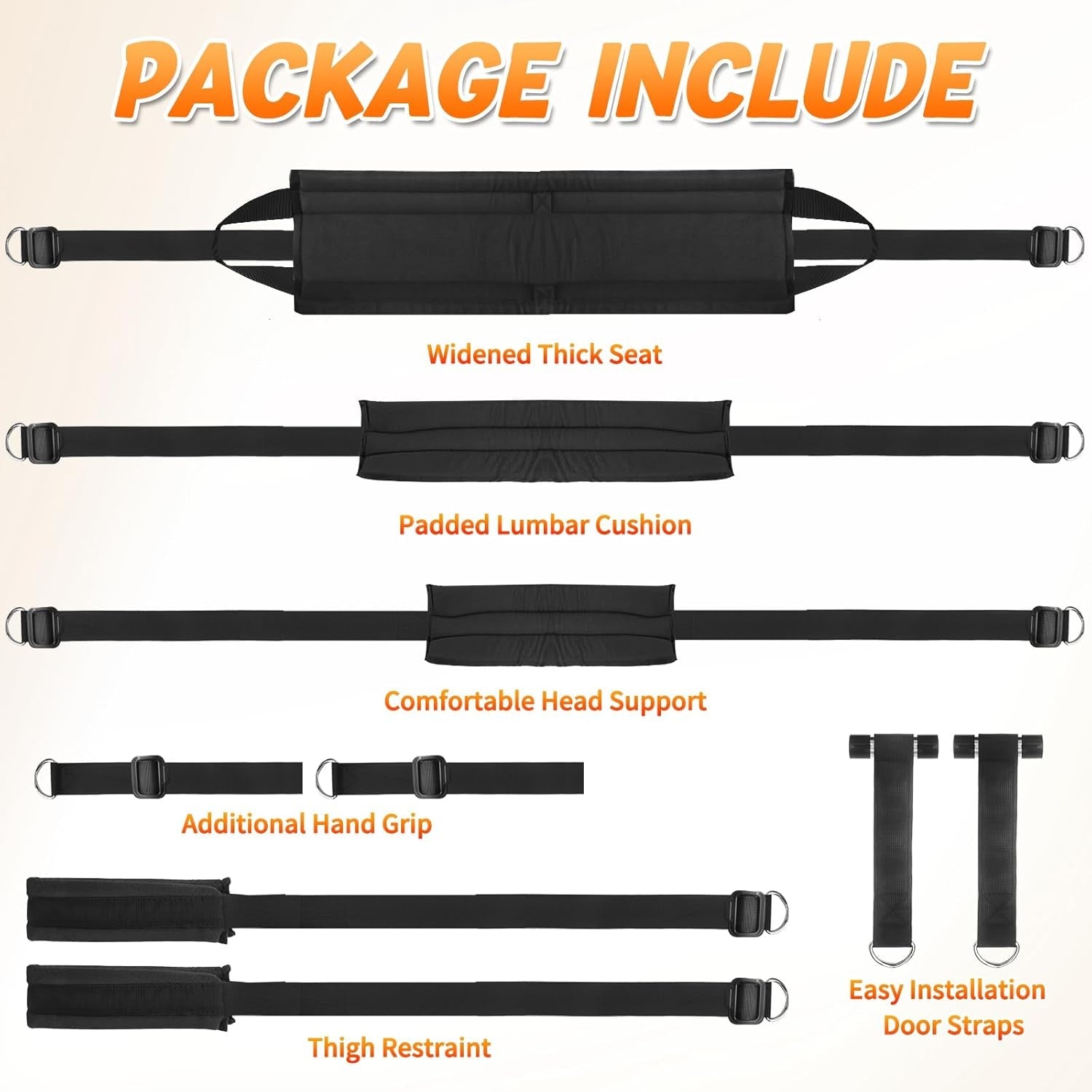 PlushBond BDSM Door Sex Swing Plush Cushions