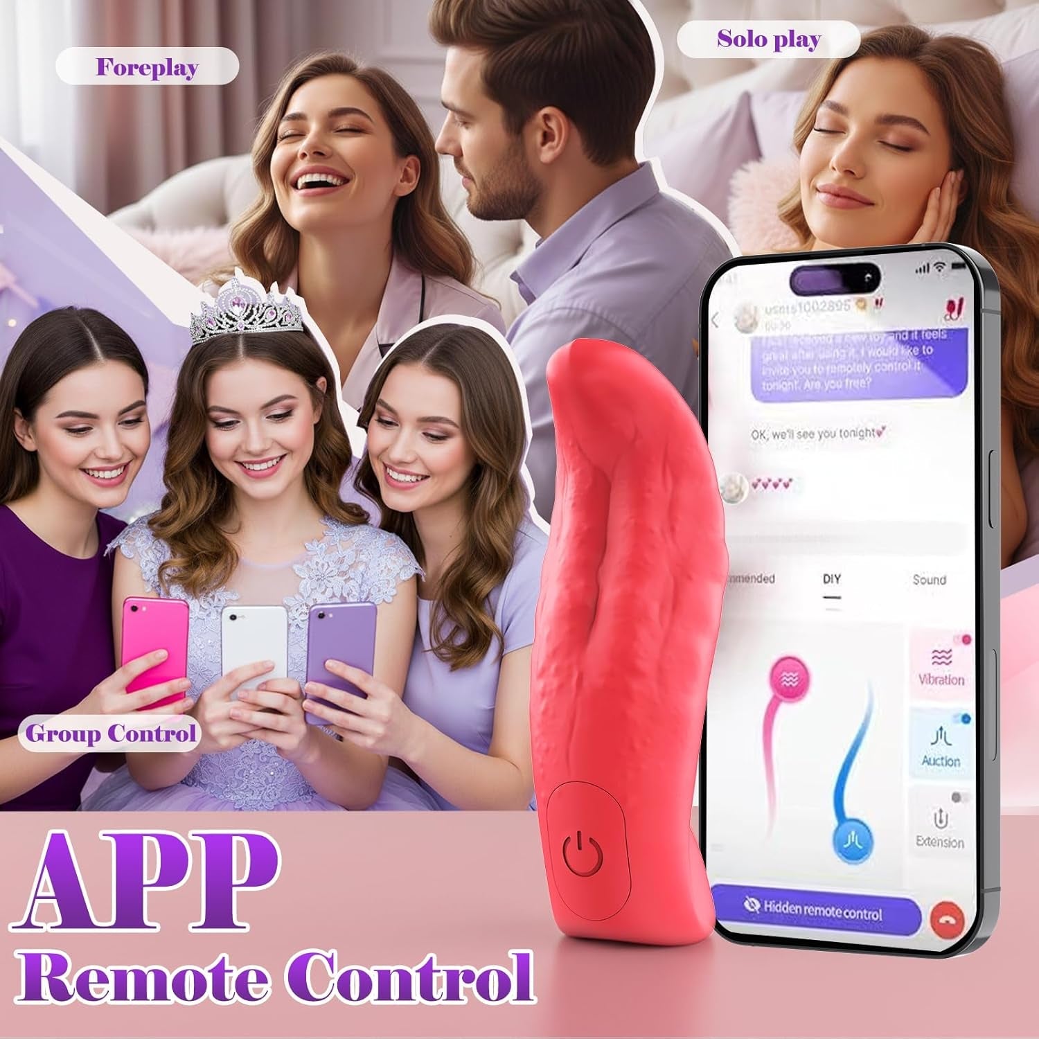 VelixTongue Finger Vibrator Tongue Design 10 Modes USB