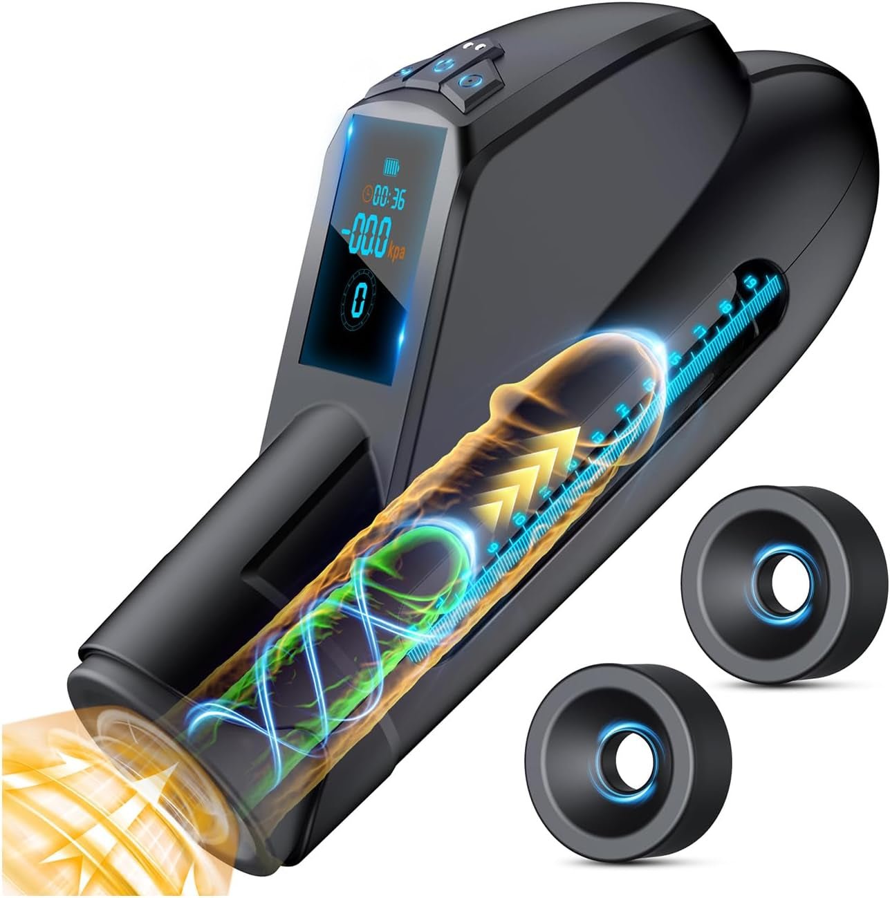 AquaPulse Penis Pump 9 Modes Waterproof Trainer
