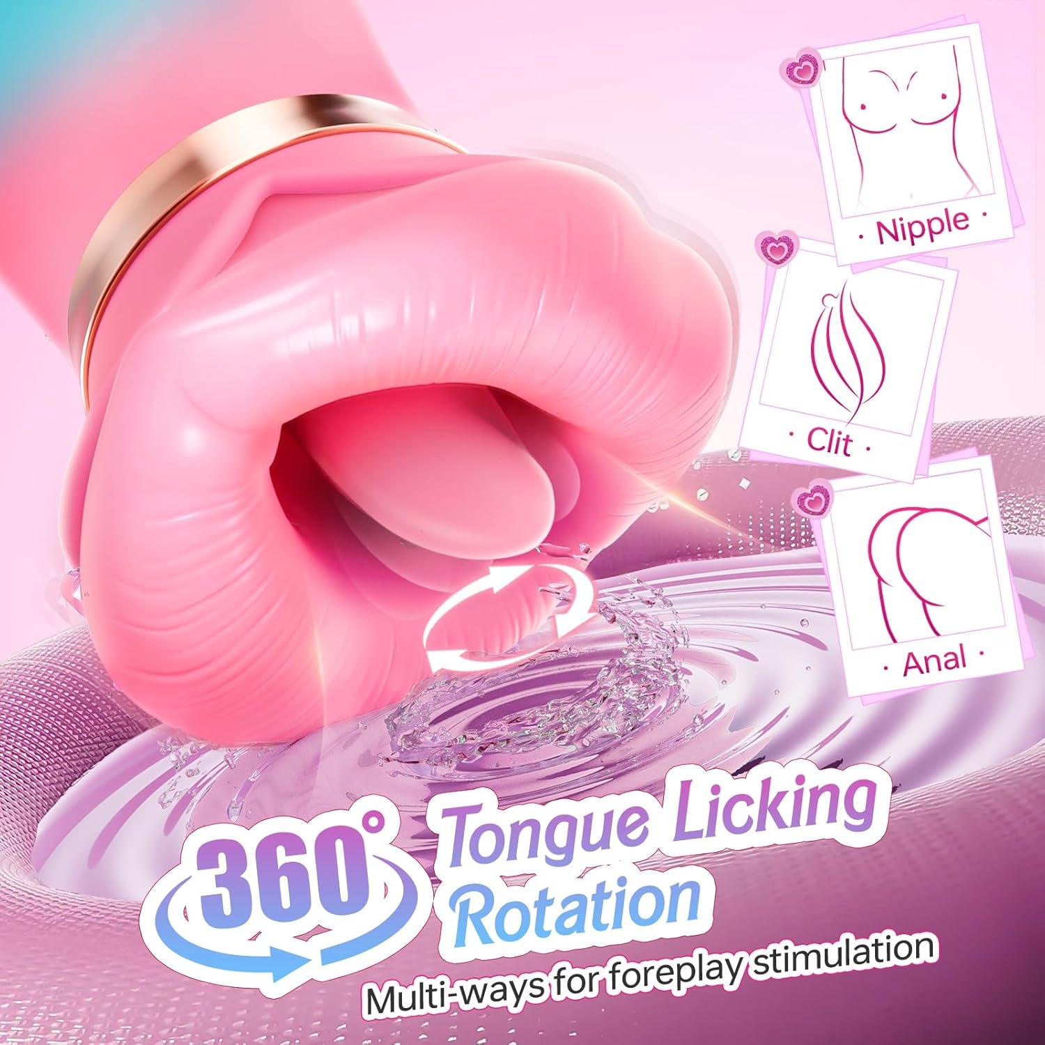 VelouraX AI Mouth Clit Sucker Wand App Waterproof Quiet