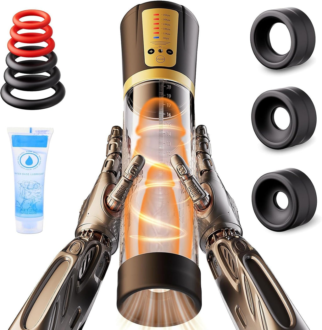 PrimeForce Electric Penis Pump 5 Modes with Rings