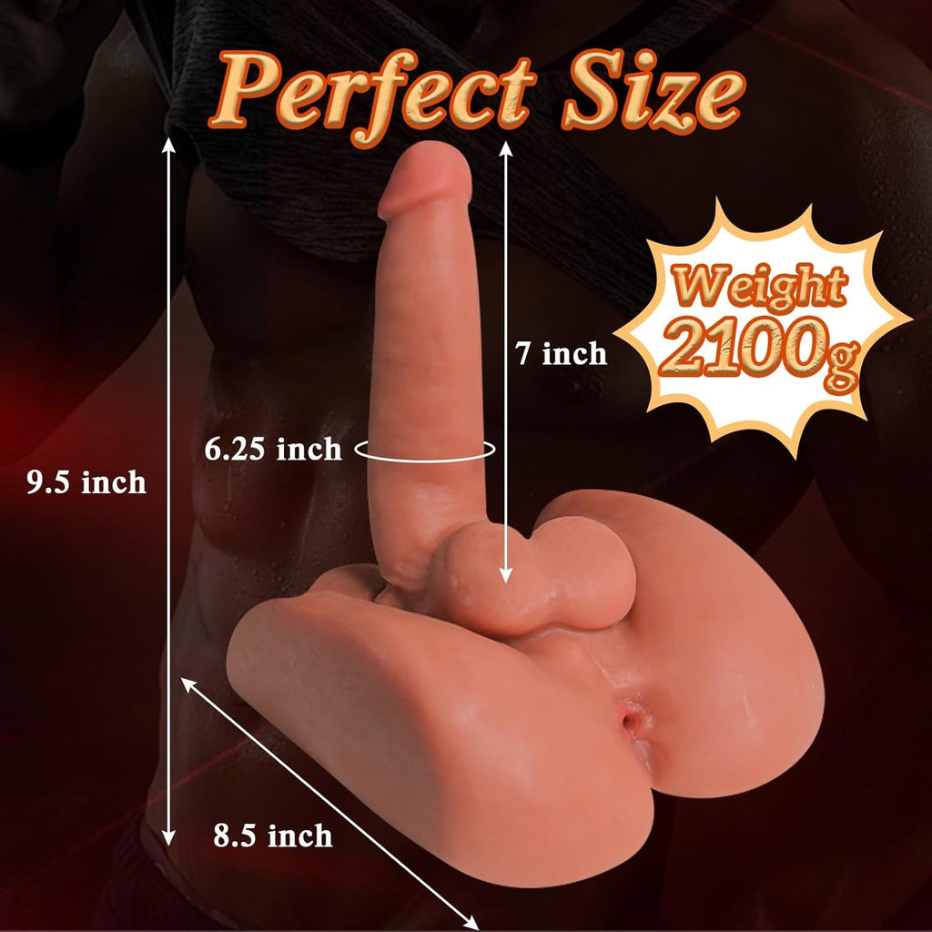 CoreviaX Male Sex Doll Torso 7in Dildo 4.6LB