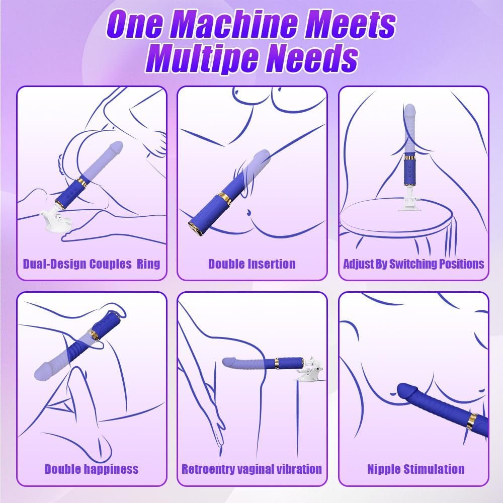DeepPulse Thrusting Dildo Machine  10 Modes