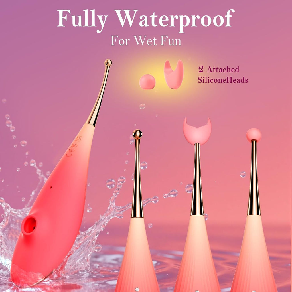 DualWave 2-in-1 Clit Sucker & G-Spot Vibrator Waterproof