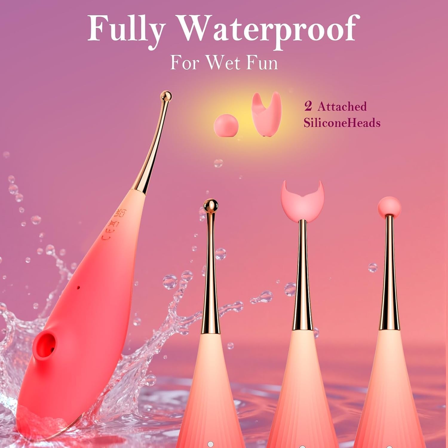 DualWave 2-in-1 Clit Sucker & G-Spot Vibrator Waterproof