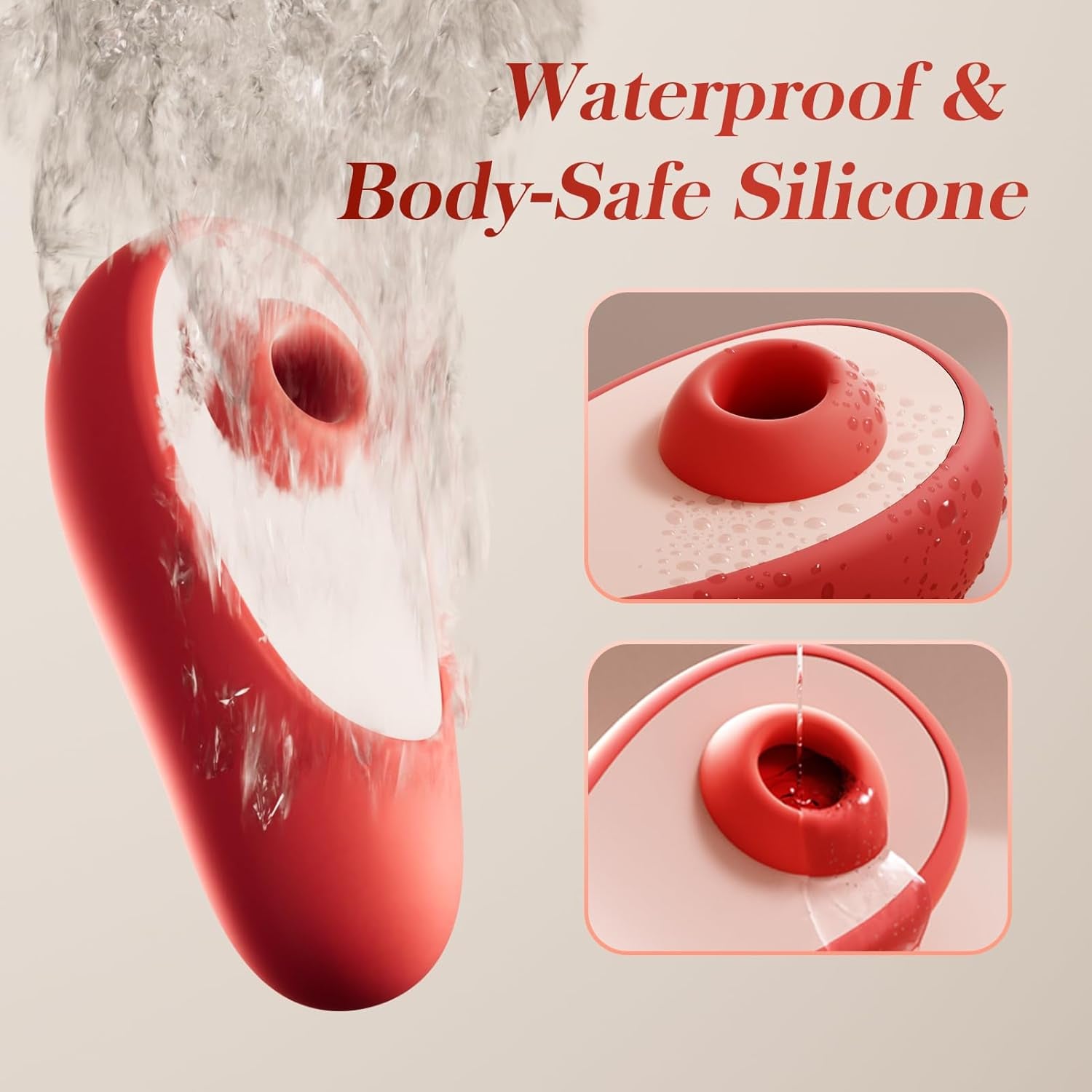 SilvéraPulse Mini Clit Sucker 7 Modes Waterproof Quiet Rechargeable