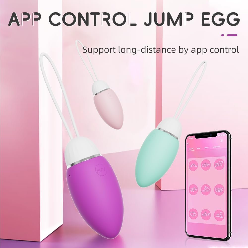 EmeraldSync App Remote Vibrating Egg 10 Modes Waterproof Quiet