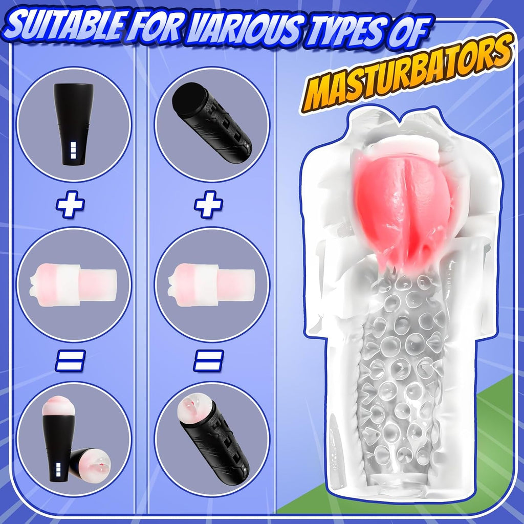 ClearOral Clear Pocket Pussy Sleeve for Penis Pump