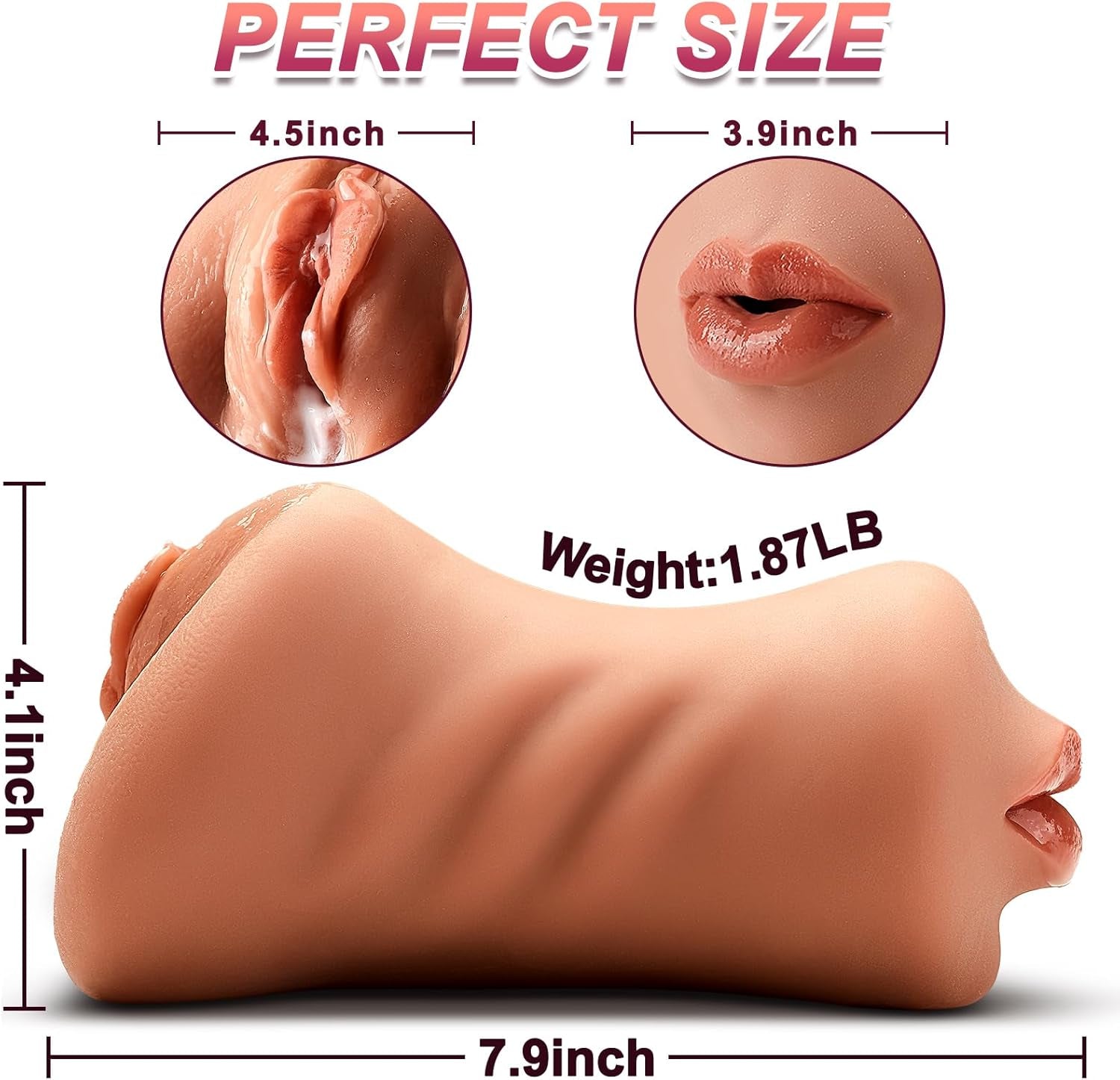 VibraTriple 3-in-1 Vibrating Pocket Pussy Male Stroker