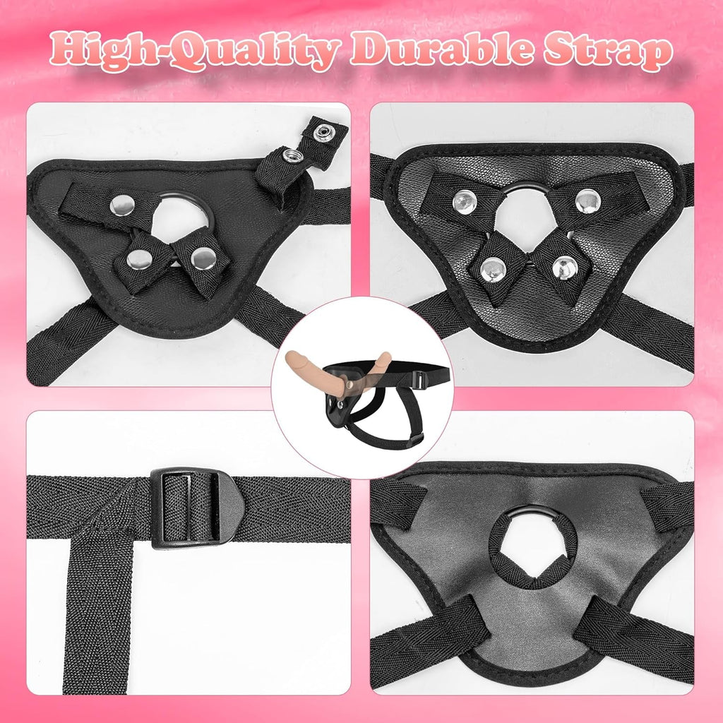 FlexDual Double Ended Strap-On Dildo Silicone