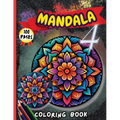 Mandala 4 Coloring Book: Stress Relieving Mandala Designs for Adults Relaxation - Paperback