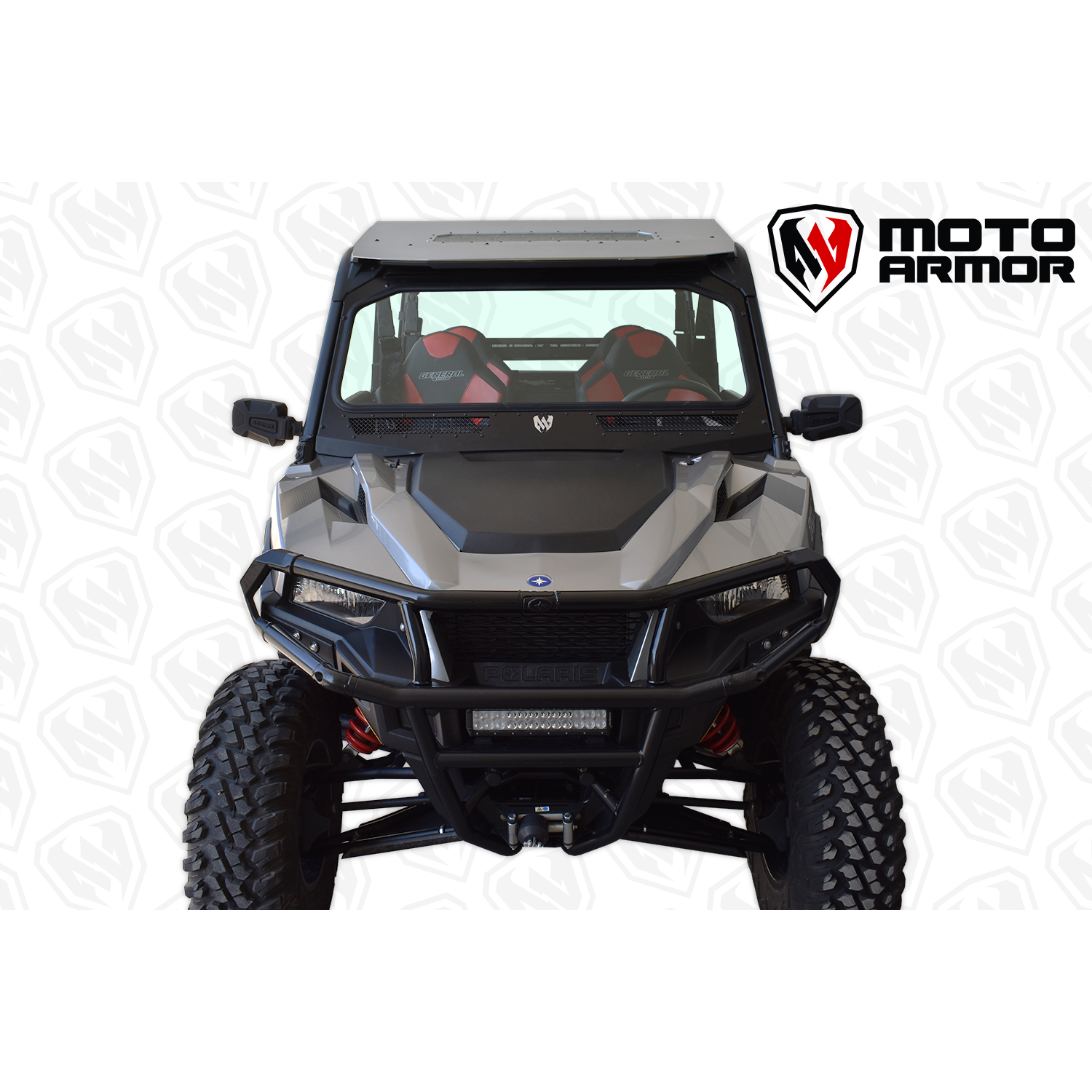 2016-2025 Polaris General Vented Glass Windshield -  Two Vent
