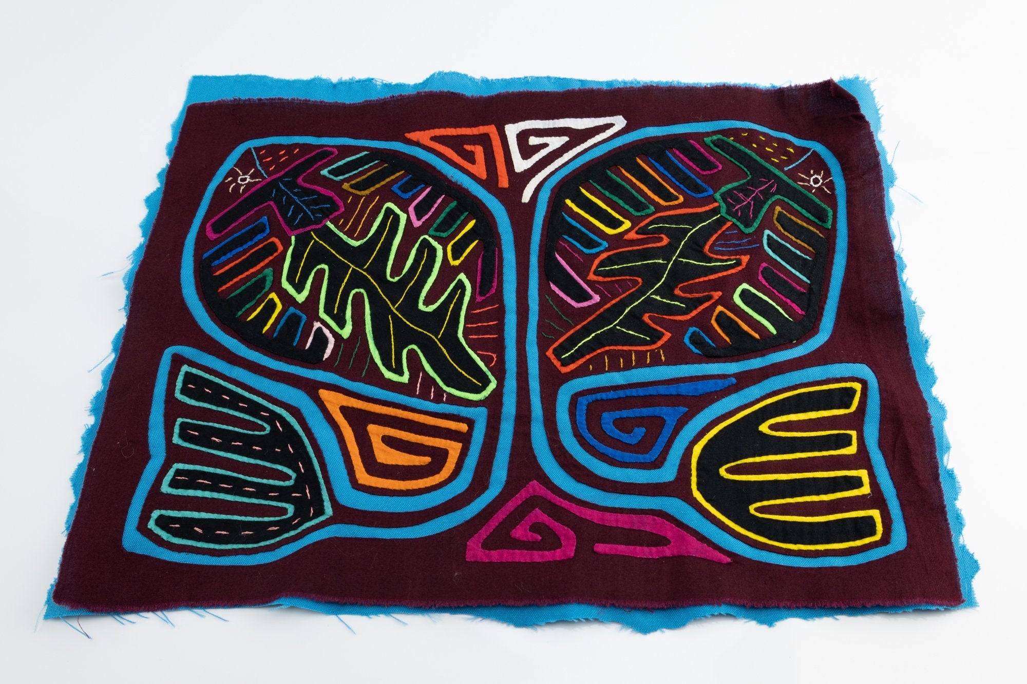 Hand Stitched Stingray Panama Mola Textile