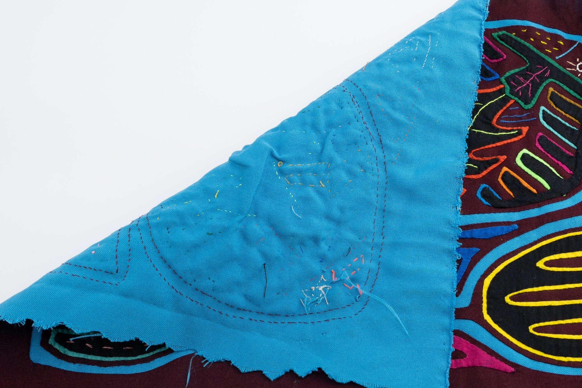 Hand Stitched Stingray Panama Mola Textile