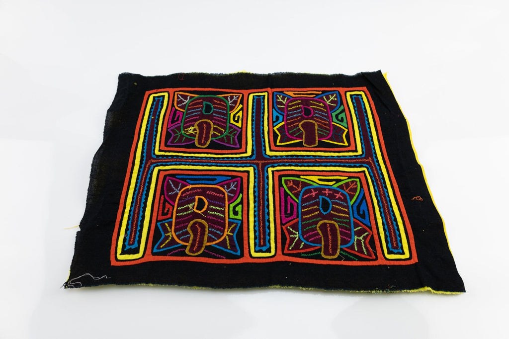 Hand Stitched Panama Mola Snout Textile