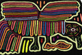 Hand Stitched Panama Peace Dove Mola Textile