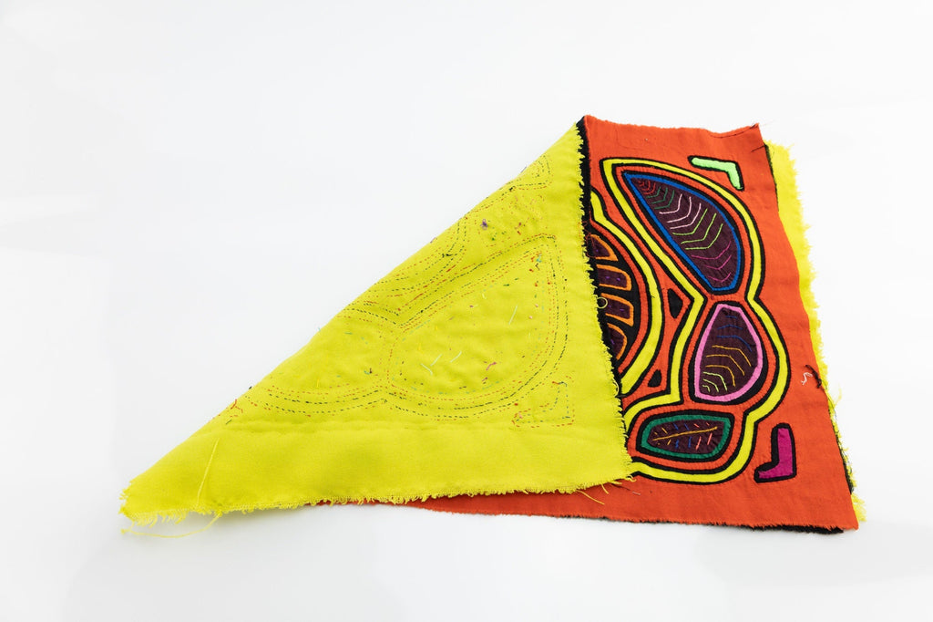 Hand Stitched Panama Mola Fish Textile