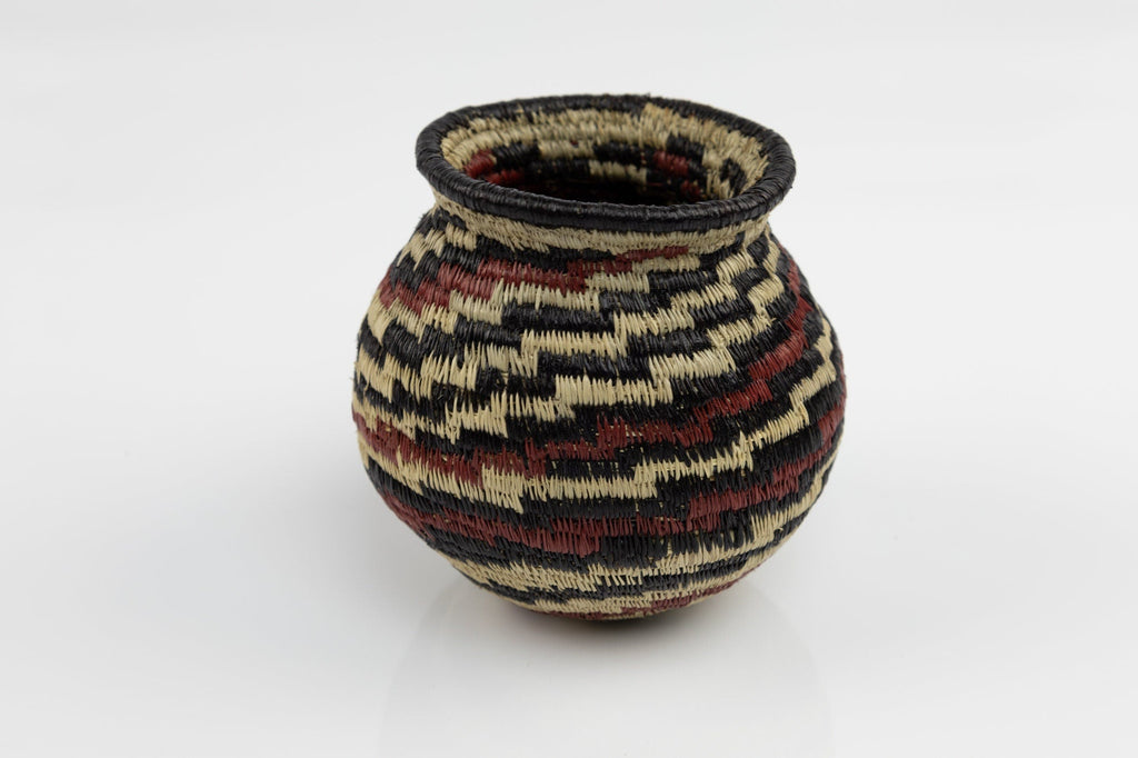 Hand Woven Swirl Design Basket