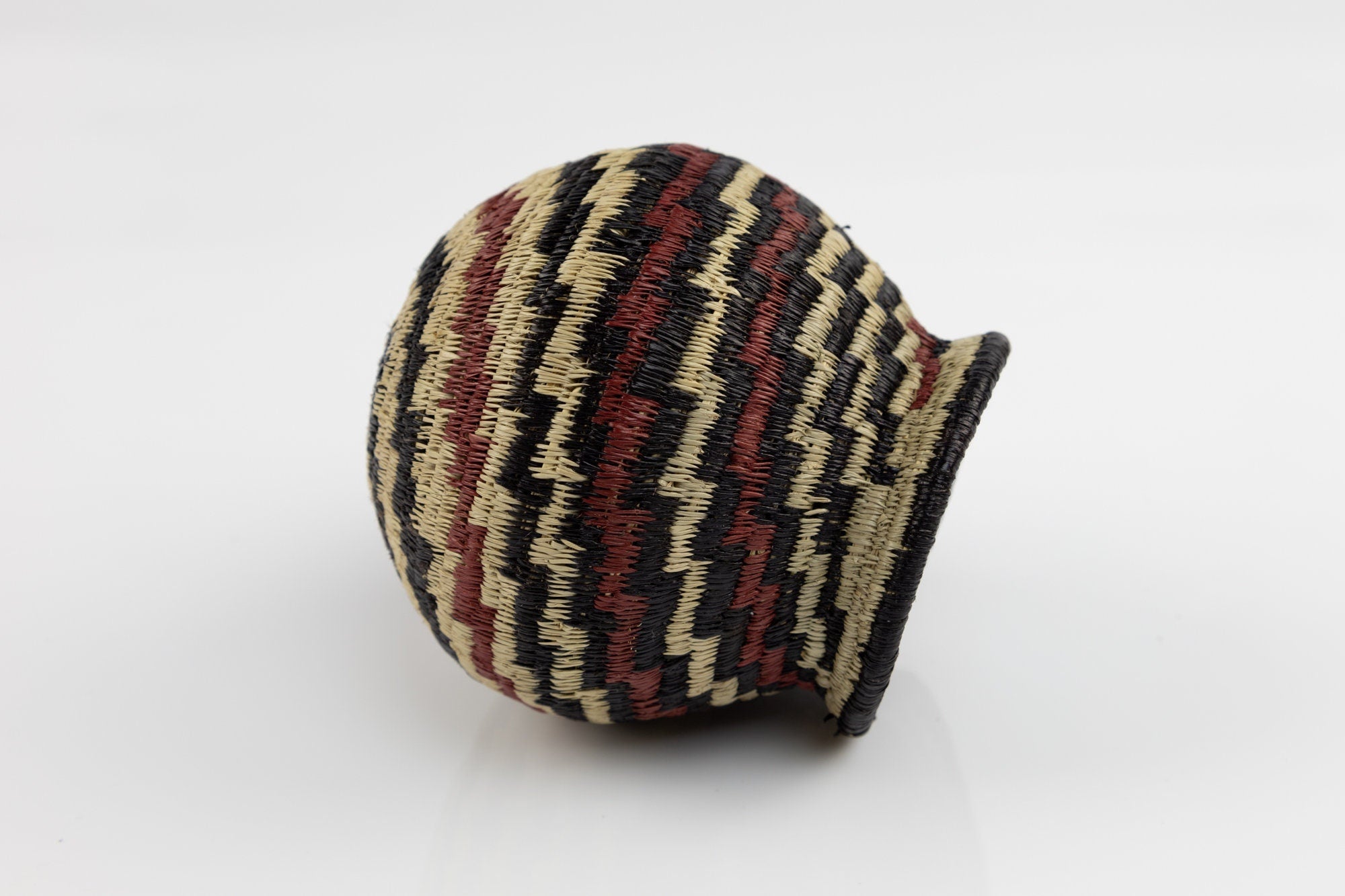 Hand Woven Swirl Design Basket