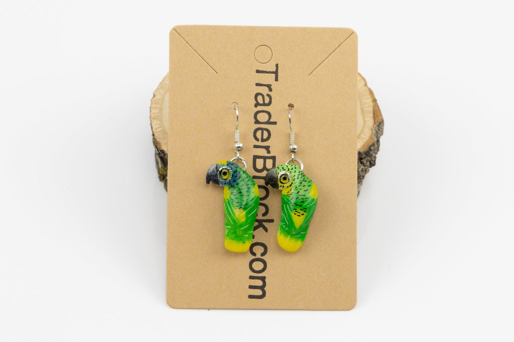 Parrot Tagua Earrings