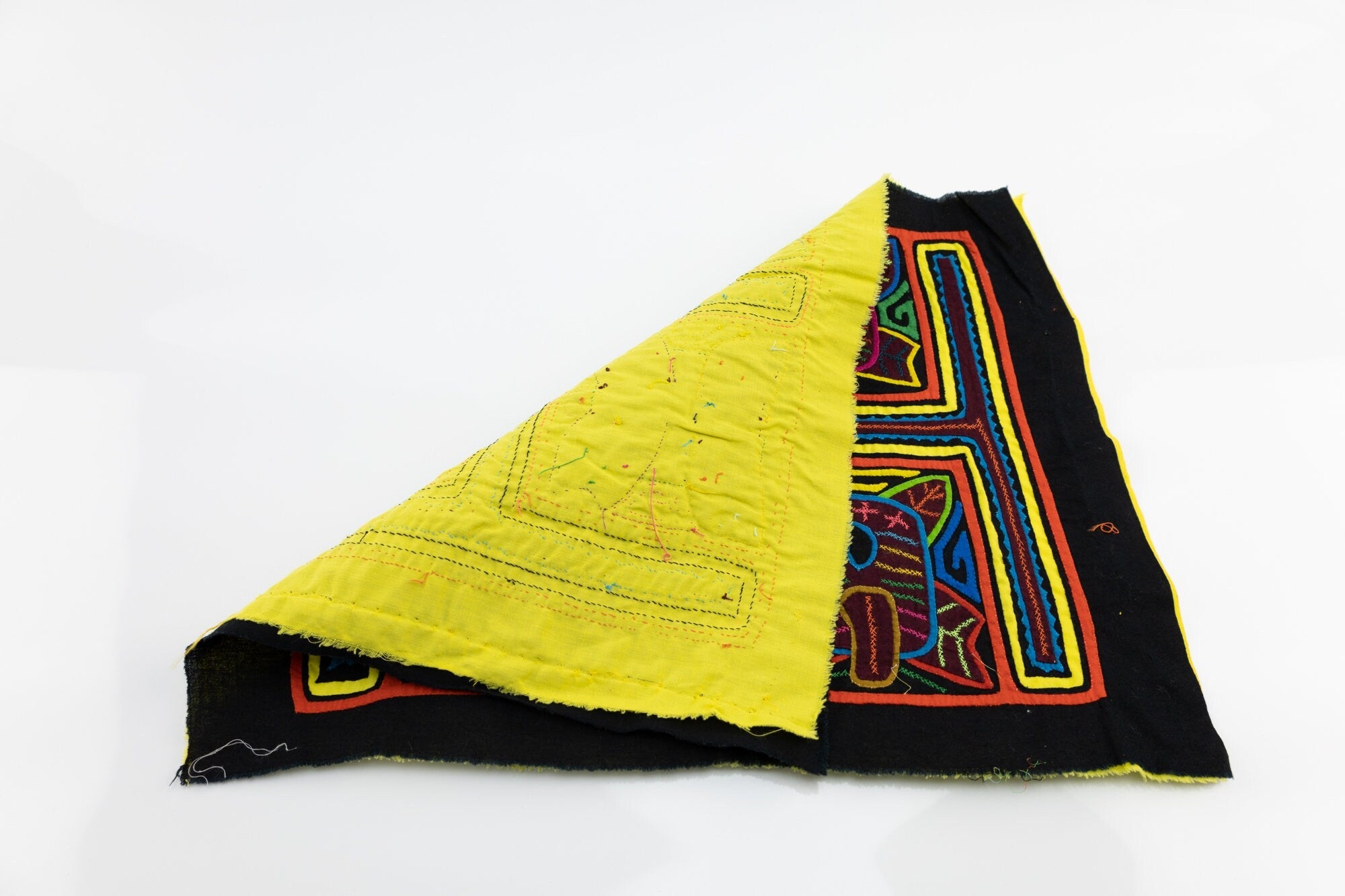 Hand Stitched Panama Mola Snout Textile