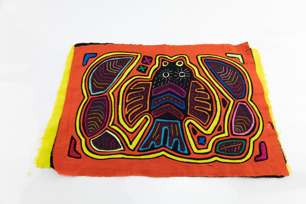 Hand Stitched Panama Mola Fish Textile