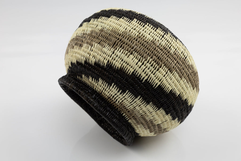 Hand Woven Swirl Design Basket
