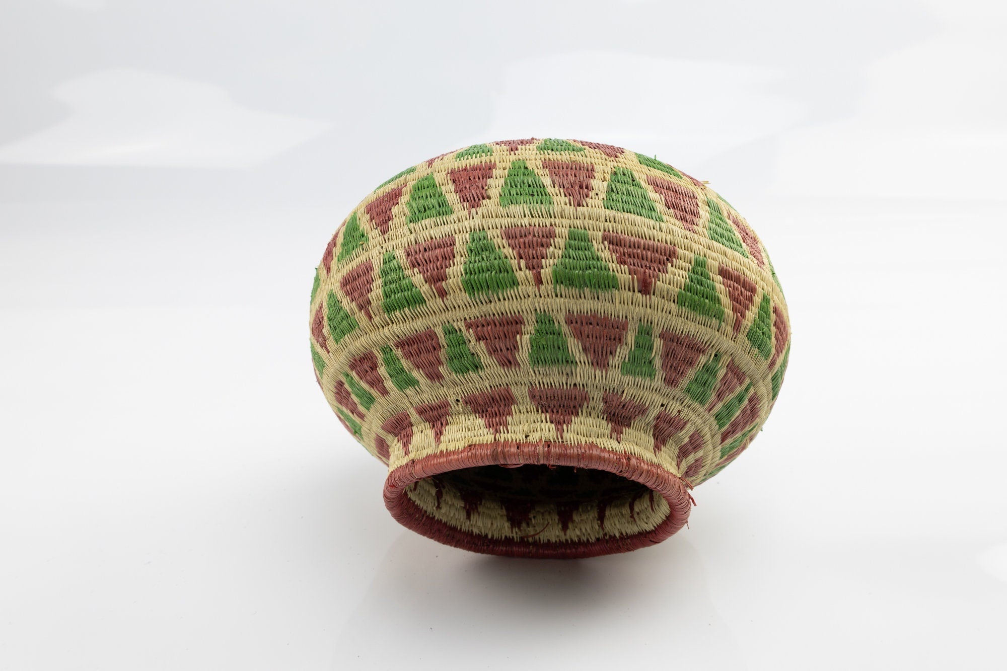 Vintage Hand Woven Basket