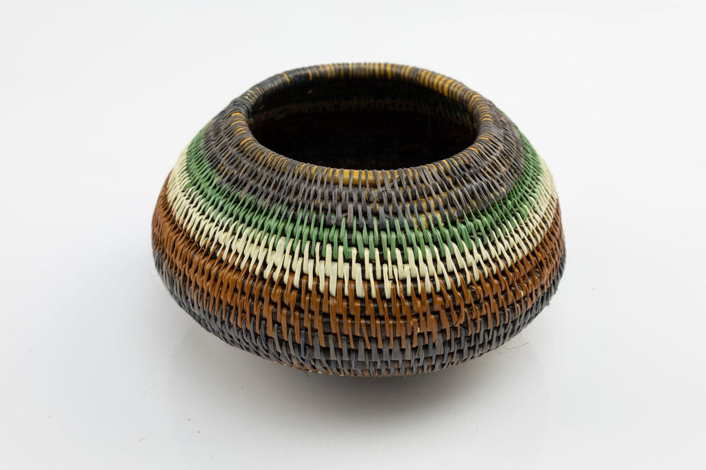 Hand Woven Basket with Top