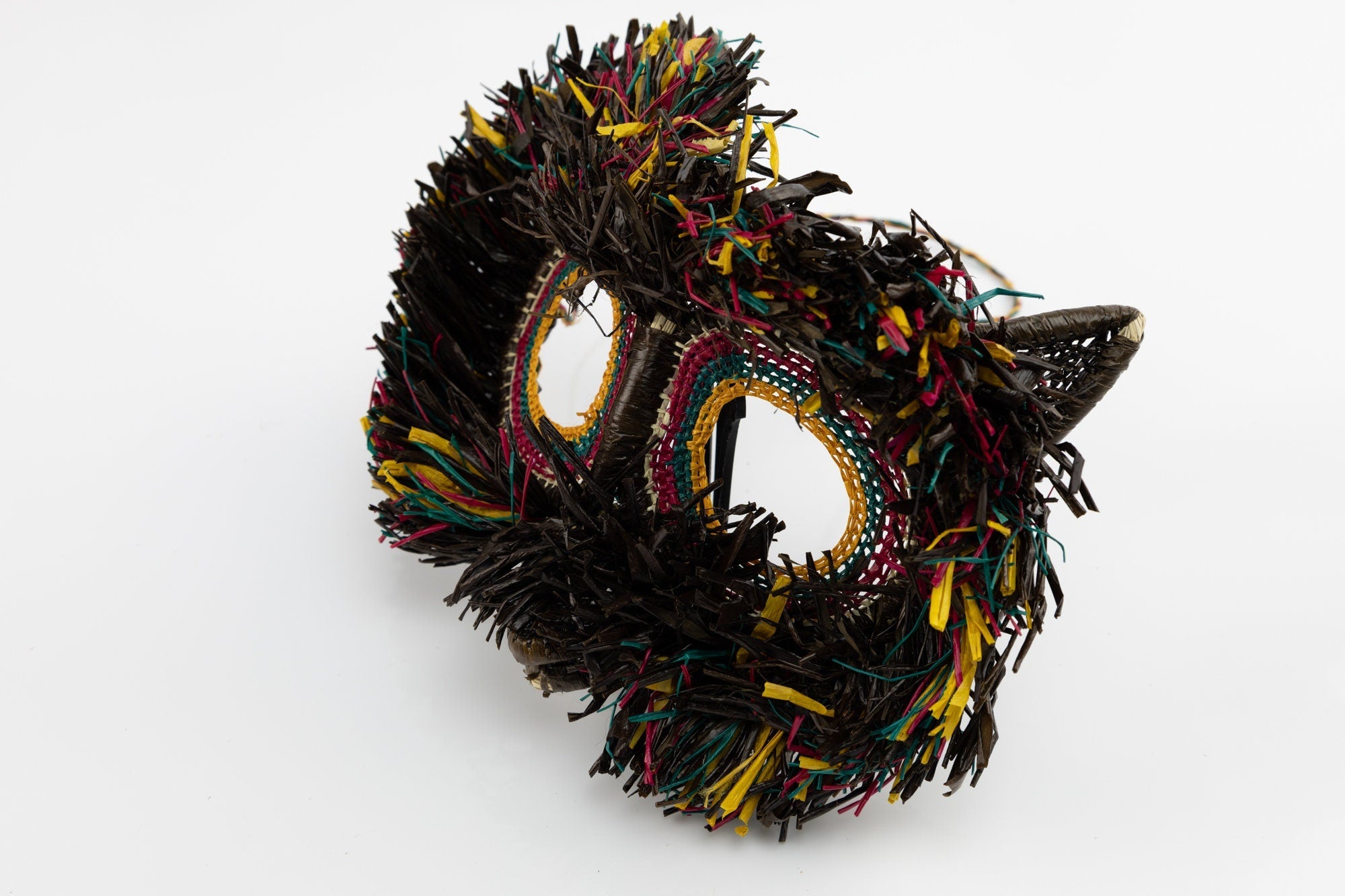 Hand Woven Owl Bird Mask