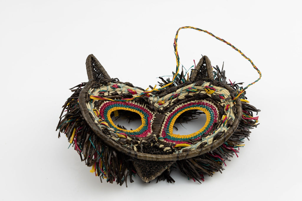 Hand Woven Owl Bird Mask