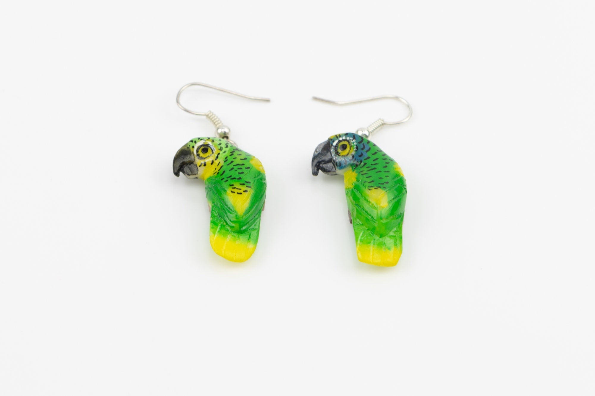 Parrot Tagua Earrings