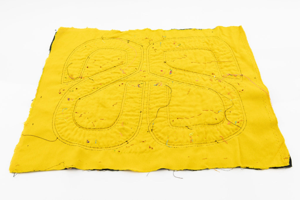 Hand Stitch Dog Face Panama Mola Textile