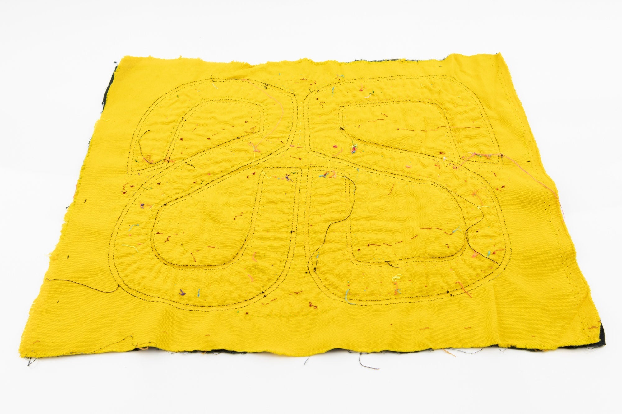 Hand Stitch Dog Face Panama Mola Textile