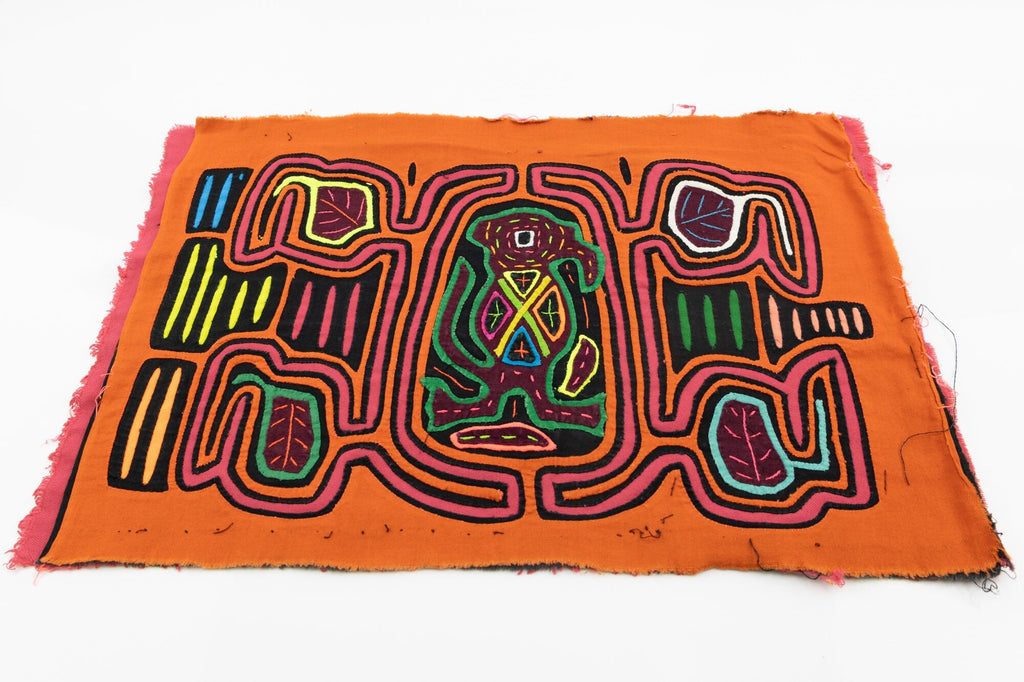 Hand Stitch Lost Kangaroo Panama Mola Textile