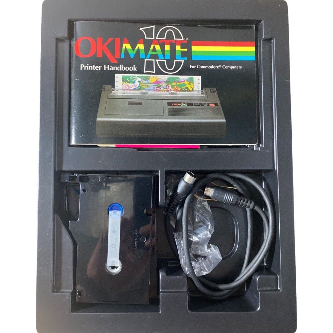 Impresora a color Okidata Okimate 10 y Commodore Plug & Print