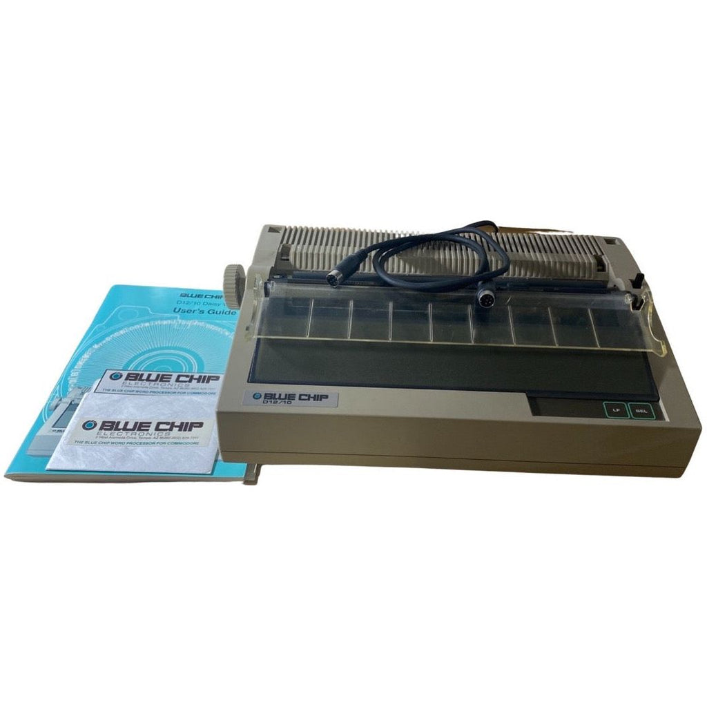 Impresora de procesamiento de textos Blue Chip para Commodore 64, 128 o VIC-20
