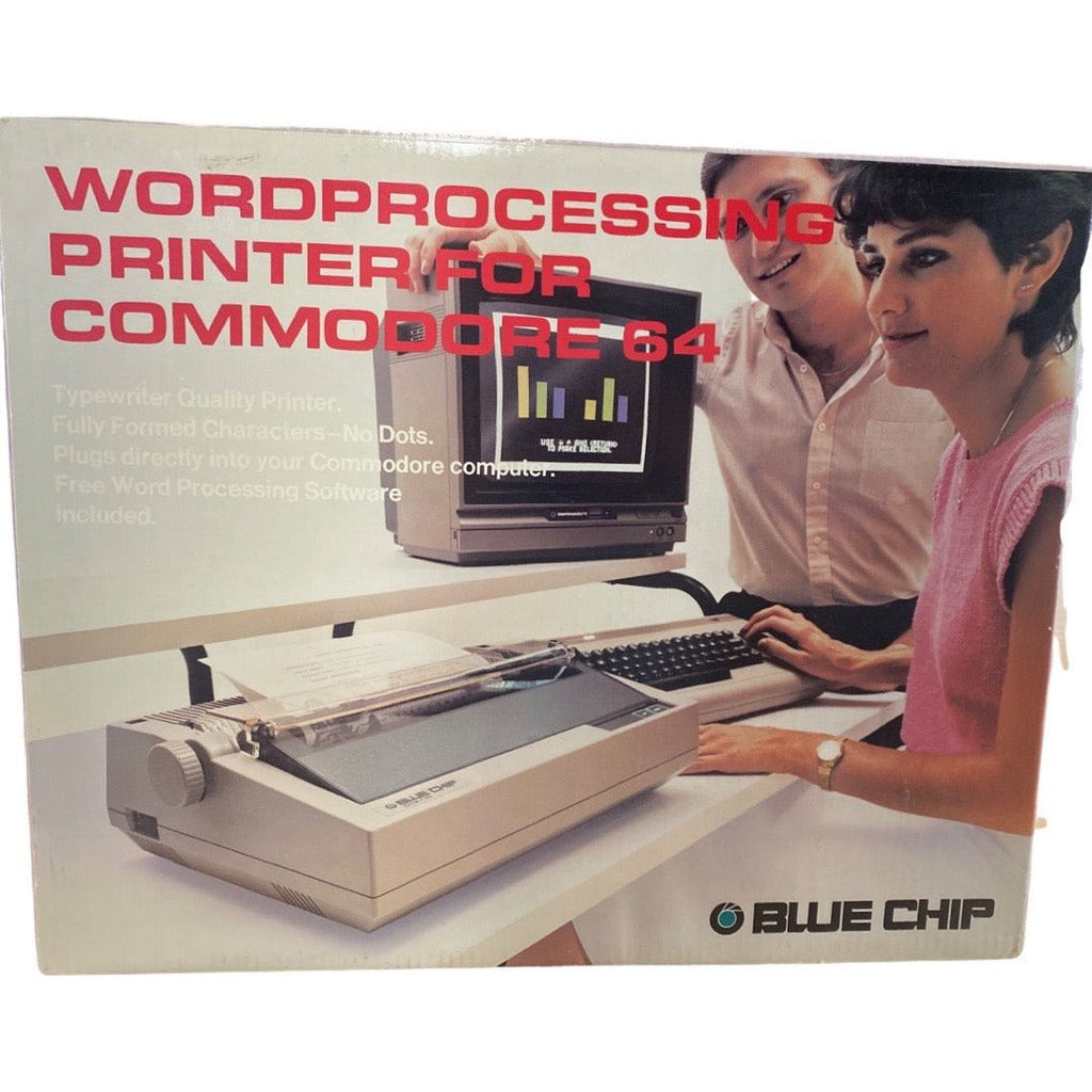 Impresora de procesamiento de textos Blue Chip para Commodore 64, 128 o VIC-20
