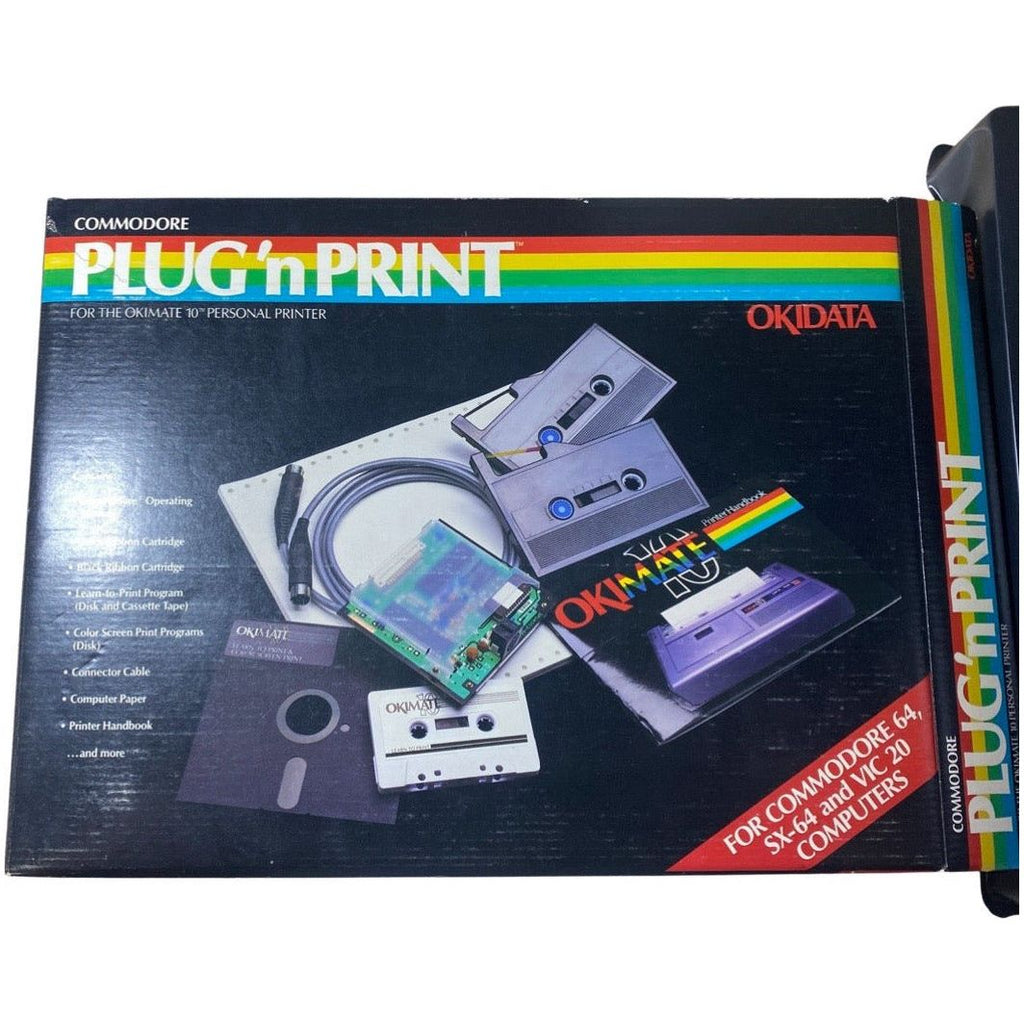 Impresora a color Okidata Okimate 10 y Commodore Plug & Print