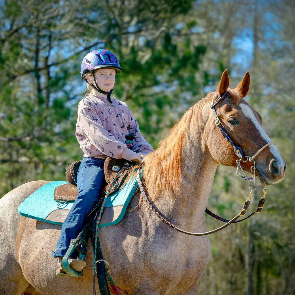 Jeffers WoolLuxe 100% Wool Equine Saddle Pad – Cushioned, Breathable, and Shock-Absorbing