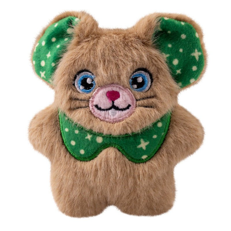 KONG Holiday Cat Snuzzles Mouse Plush Catnip Cat Toy, Assorted Colors