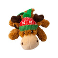 KONG Holiday Cozie™ Plush Reindeer Dog Toy with Squeaker