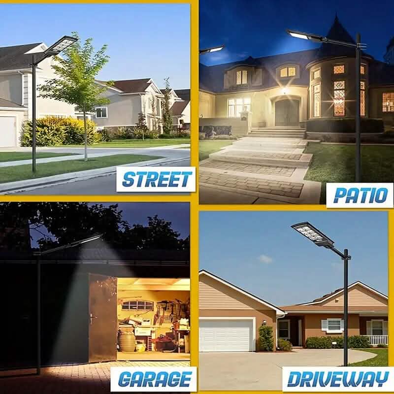 Super Bright 360 LED 3 Speed Double Row Solar Light