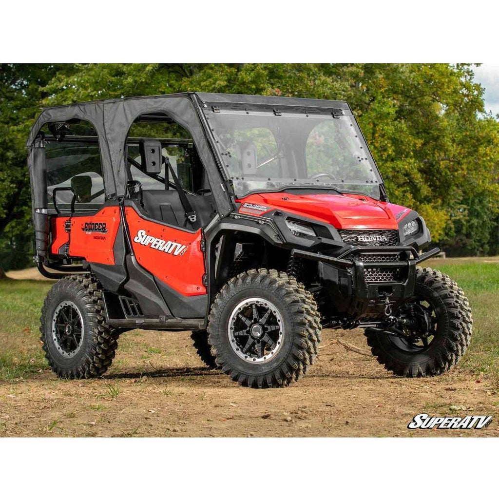 SuperATV 2016+ Honda Pioneer 1000 Maxdrive Power Flip Windshield