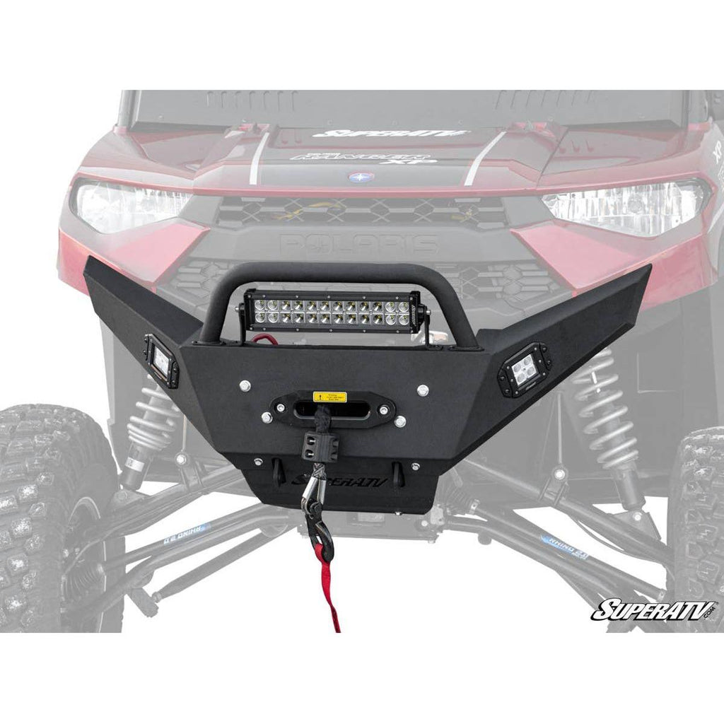 SuperATV 2019-2020 Polaris Ranger XP 1000 12,000 LB. Winch-Ready Front Bumper