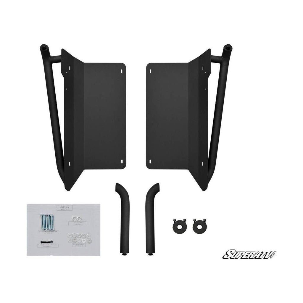 SuperATV 2016+ Yamaha YXZ Heavy Duty Nerf Bars - Black
